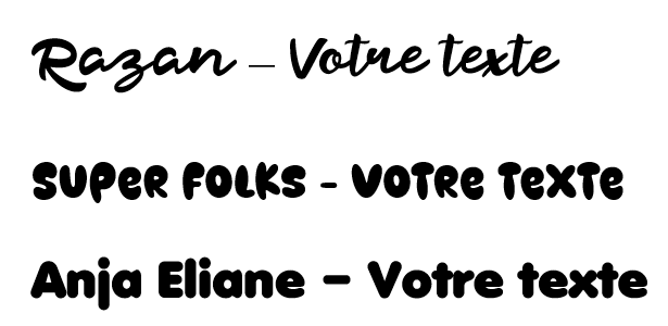 Bavoir personnalisable