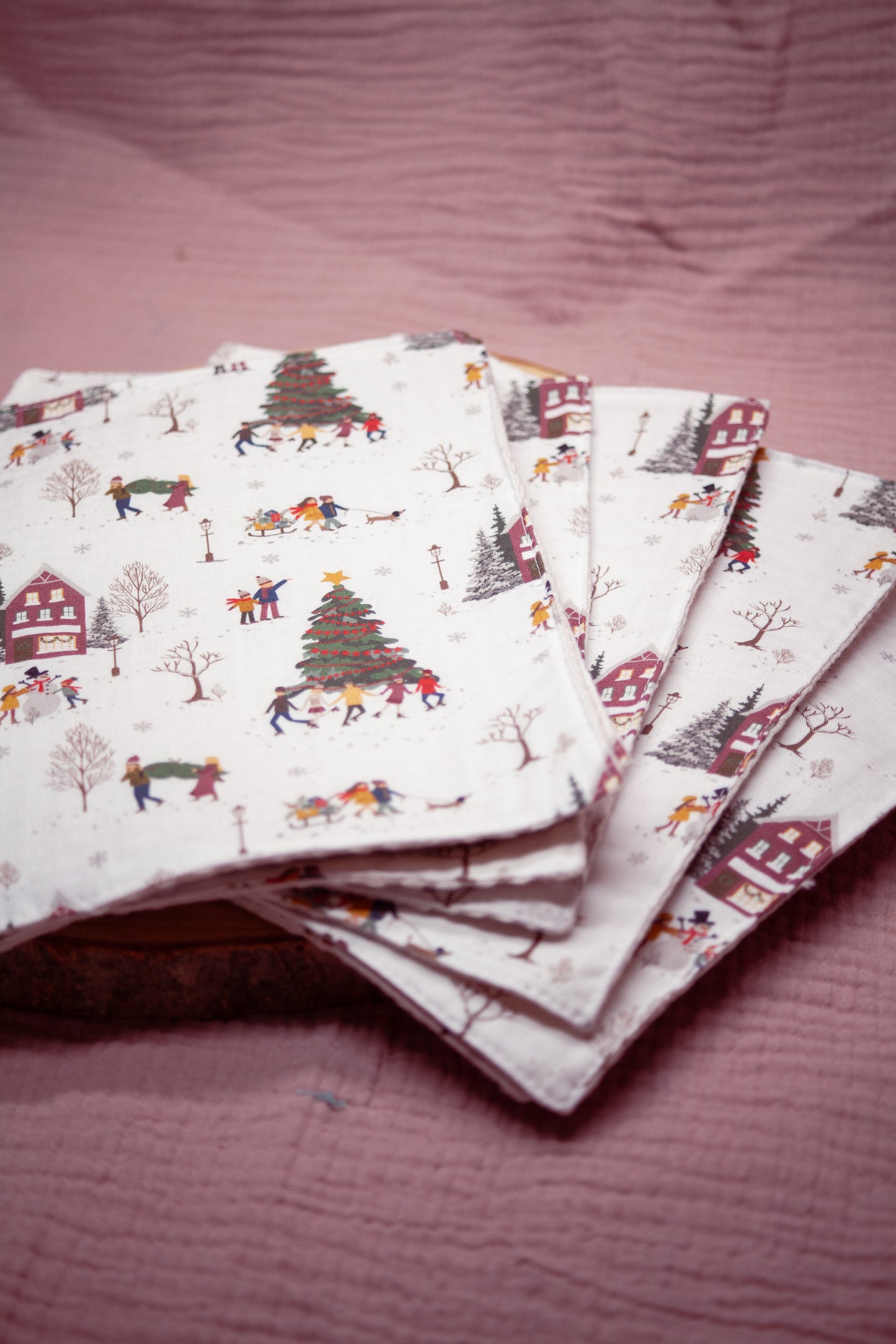 Lot de 8 serviettes
